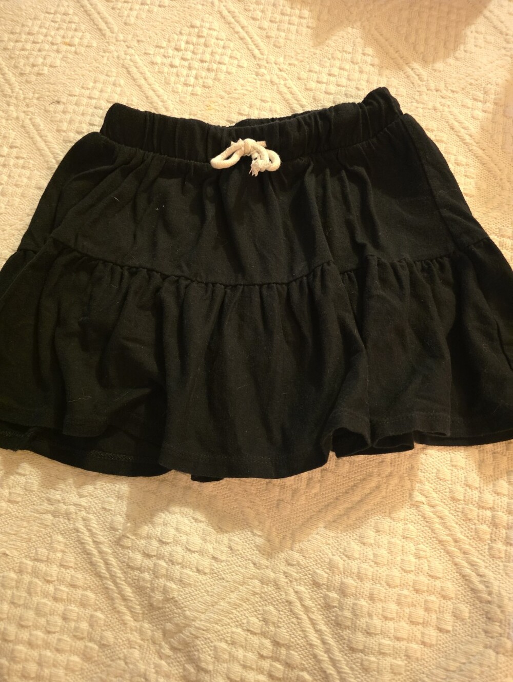 Cat & Jack Black Drawstring Waist Skirt
